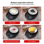 Balança Electrónica de Cozinha de Alta Precisão em Aço Inoxidável para Joias, Com Borda 5kg/1g, Sem Borda 5kg/1g, Com Borda 3kg/0,1g, Sem Borda 3kg/0,1g, Com Borda 5kg/0,1g, Sem Borda 5kg/0,1g