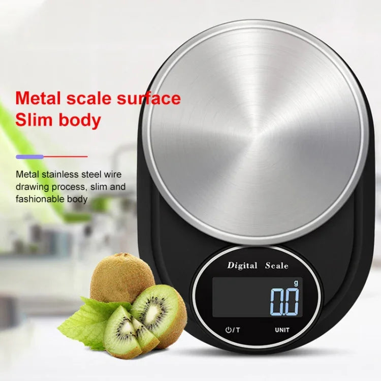 Balança Electrónica de Cozinha de Alta Precisão em Aço Inoxidável para Joias, Com Borda 5kg/1g, Sem Borda 5kg/1g, Com Borda 3kg/0,1g, Sem Borda 3kg/0,1g, Com Borda 5kg/0,1g, Sem Borda 5kg/0,1g