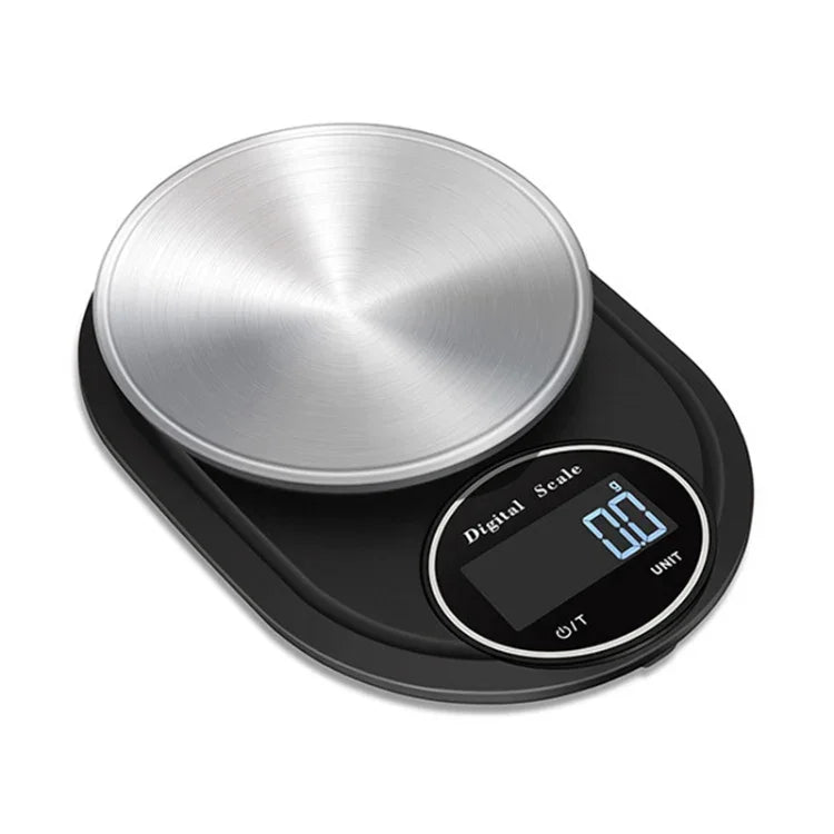 Balança Electrónica de Cozinha de Alta Precisão em Aço Inoxidável para Joias, Com Borda 5kg/1g, Sem Borda 5kg/1g, Com Borda 3kg/0,1g, Sem Borda 3kg/0,1g, Com Borda 5kg/0,1g, Sem Borda 5kg/0,1g