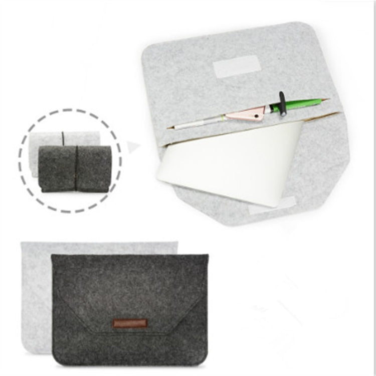 Bolsa Portátil de Feltro Permeável ao Ar para Portátil MacBook, com Bolsa de Armazenamento para Energia, 12 polegadas, 13 polegadas, 15 polegadas, 11 polegadas