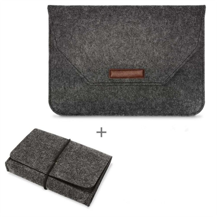 Bolsa Portátil de Feltro Permeável ao Ar para Portátil MacBook, com Bolsa de Armazenamento para Energia, 12 polegadas, 13 polegadas, 15 polegadas, 11 polegadas