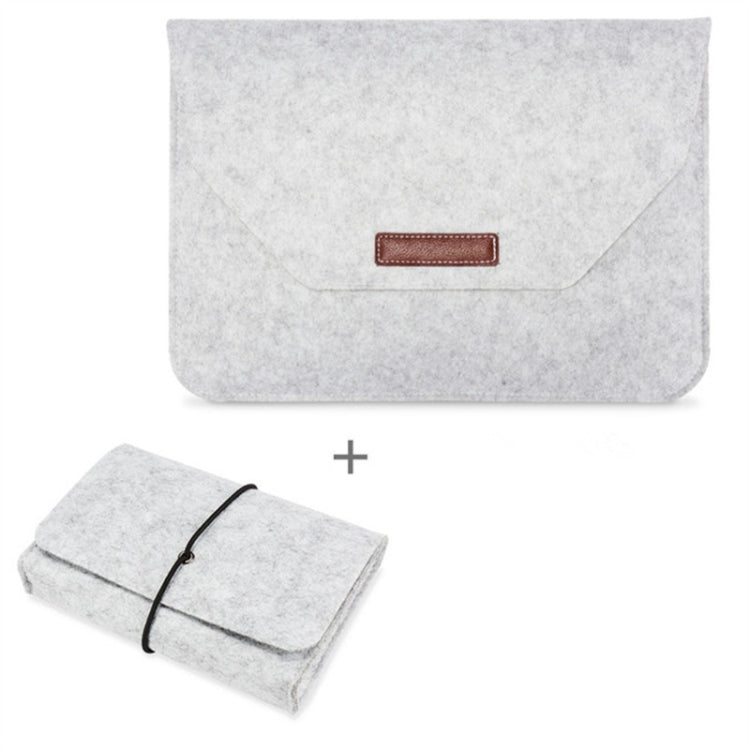 Bolsa Portátil de Feltro Permeável ao Ar para Portátil MacBook, com Bolsa de Armazenamento para Energia, 12 polegadas, 13 polegadas, 15 polegadas, 11 polegadas
