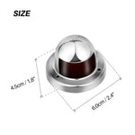 1 Par de Luzes de Navegação LED em Aço Inoxidável Vermelha e Verde para Sinalização de Vela para Barco Marinho Iate Luz de Aviso, DC 12V, 1 Par 12V