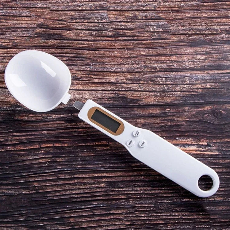 Colher de Medição Eletrónica ABS, Ferramenta de Pesagem e Medição, Especificação: 500g/0,1g, 500g/0,1g ABS Branco, 500g/0,1g ABS Preto
