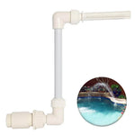 K-210 Acessórios de Decoração para Piscina Fonte Pequena de Cascata Ajustável em Altura para Piscina, Acessórios para Fonte de Cascata