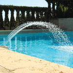 K-210 Acessórios de Decoração para Piscina Fonte Pequena de Cascata Ajustável em Altura para Piscina, Acessórios para Fonte de Cascata
