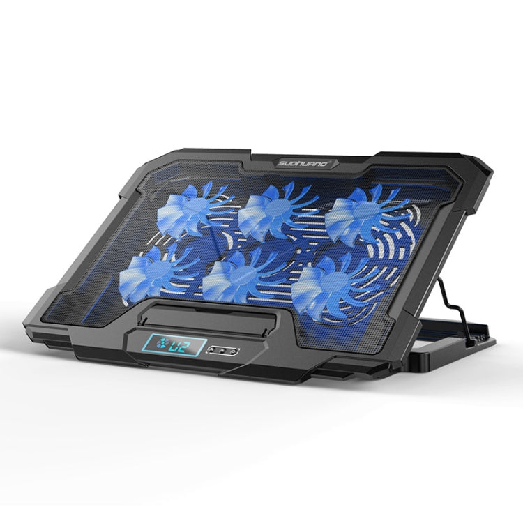 Base de arrefecimento para portátil Suohuang, cooler para portátil gaming, suporte para ventoinha de exaustão de portátil