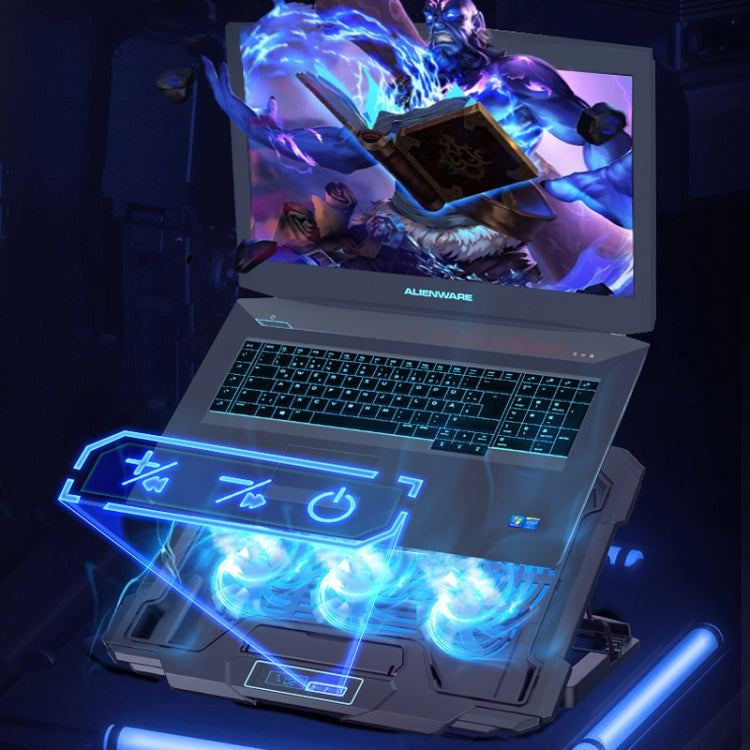 Base de arrefecimento para portátil Suohuang, cooler para portátil gaming, suporte para ventoinha de exaustão de portátil