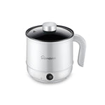 Multi-Function Electric-Cooker Mini Dormitory Student Cooking Rice Stir Frying Non-Stick Pot, 110V US Plug, White Manual Single Pot, White Manual Style with Steaming Grid, White Smart Single Pot, White Smart With Steaming Grid, Green Manual Single Pot