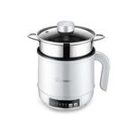 Multi-Function Electric-Cooker Mini Dormitory Student Cooking Rice Stir Frying Non-Stick Pot, 110V US Plug, White Manual Single Pot, White Manual Style with Steaming Grid, White Smart Single Pot, White Smart With Steaming Grid, Green Manual Single Pot