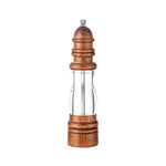 Moedor de Pimenta em Forma de Farol de Madeira para Uso Doméstico, Ferramenta Manual para Moer Sal Marinho, Estilo 2