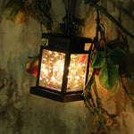 Luz de Vela com Fio de Cobre Solar para Jardim Exterior, Impermeável, Luz Decorativa para Relvado, Fio de Cobre / Luz Quente