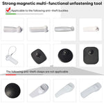 Dispositivo Universal Anti-roubo de Forte Dedução 15000GS Etiqueta de Roupa Fecho Magnético Acessórios de Segurança para Supermercado, 12000GS
