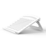 Suporte para portátil D1601, placa elevatória dobrável para arrefecimento, branco, preto, rosa