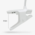 Carregamento 800mAh Temperatura de Cor Única Ajuste de Três Níveis Candeeiro de Secretária LED com Clipe USB Proteção para os Olhos Candeeiro de Cabeceira, Ligação Direta, Carregamento 1200mAh, Carregamento 800mAh