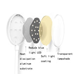Carregamento 800mAh Temperatura de Cor Única Ajuste de Três Níveis Candeeiro de Secretária LED com Clipe USB Proteção para os Olhos Candeeiro de Cabeceira, Ligação Direta, Carregamento 1200mAh, Carregamento 800mAh