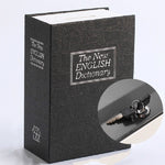 Cofre Simulador de Livro de Dicionário Inglês, Decoração Criativa para Estante, Versão Chave Trompete, Vermelho, Azul, Preto, Castanho