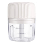 Household Vegetable Cutting Electric USB Garlic Masher Baby Mini Cooking Machine Baby Food Supplement Machine, 250ml, 100ml + 250ml, 100ml