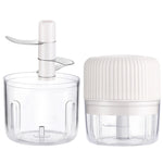 Household Vegetable Cutting Electric USB Garlic Masher Baby Mini Cooking Machine Baby Food Supplement Machine, 250ml, 100ml + 250ml, 100ml