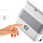 Lunch Box With Electric Heating And Heat Preservation Can Be Plugged In Barrel Office Worker Rice Cooker, EU Plug Double-gut