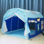 Tenda para Cama Infantil Túnel Casa de Brincar para Rapaz Cama de Princesa