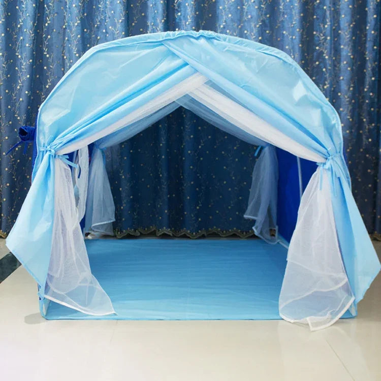 Tenda para Cama Infantil Túnel Casa de Brincar para Rapaz Cama de Princesa