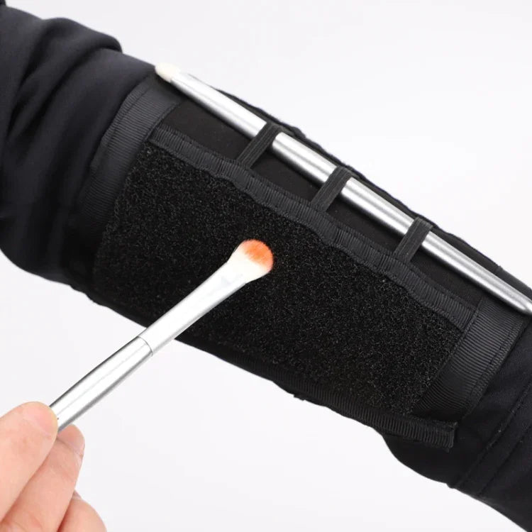 Esponja de Limpeza para Pincéis de Maquilhagem Ferramenta Especial para Artistas de Maquilhagem Limpeza a Seco Correias de Limpeza Correias para Braço