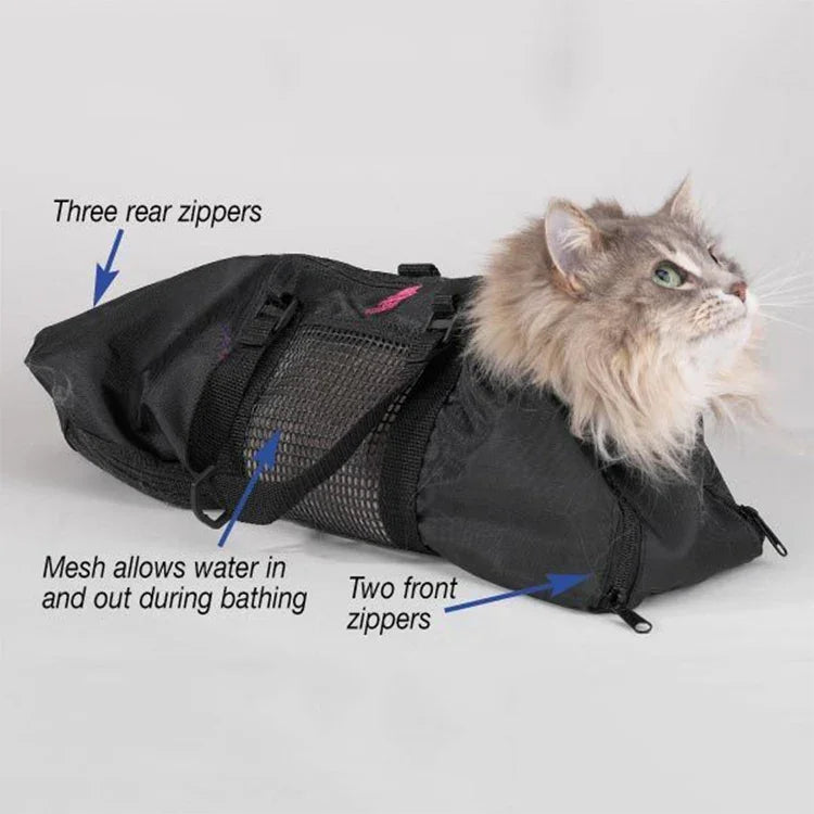 Saco para Banho de Animais Saco de Grooming para Gatos Suprimentos de Limpeza para Animais, Suprimentos de Limpeza para Animais