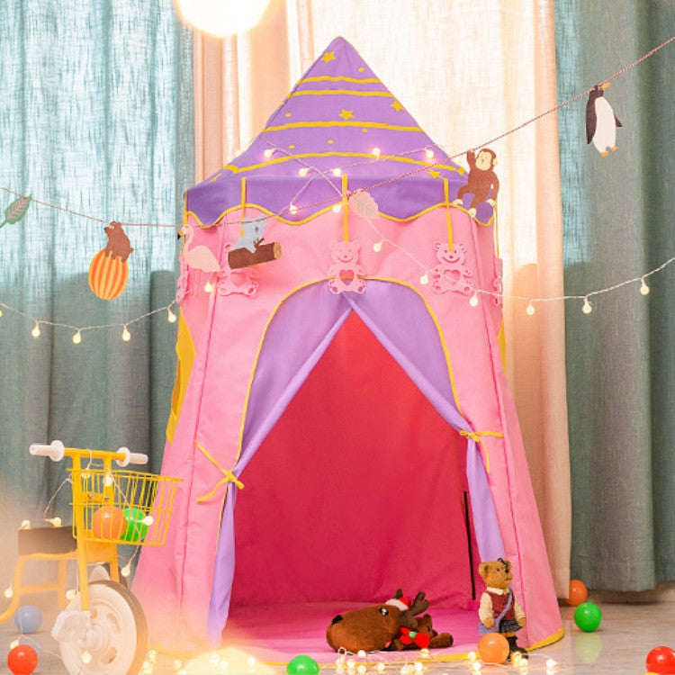 Tenda de jogo yurt para crianças, brinquedo interior