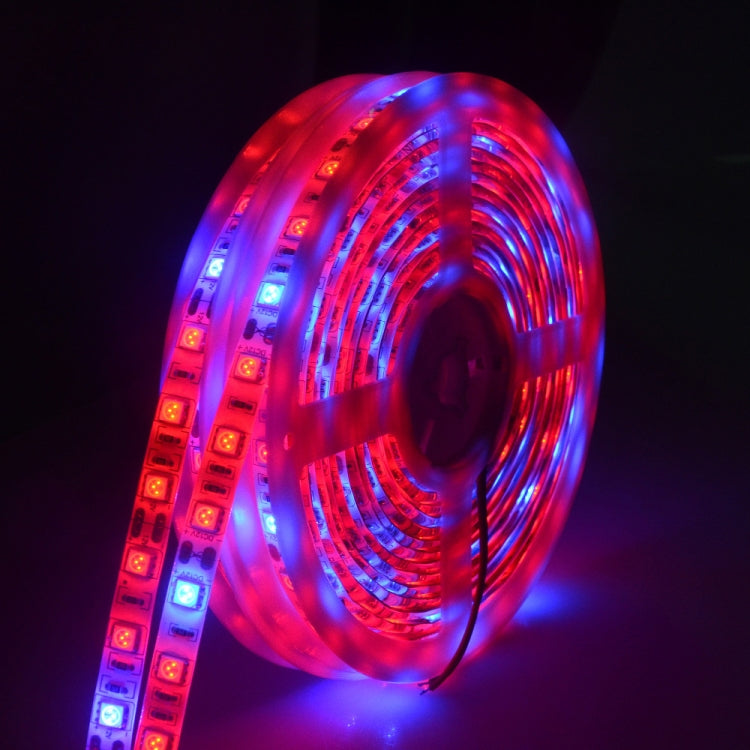 5m 300 LEDs SMD 5050 Tira de Luz LED de Espectro Completo Fitolâmpadas Luzes de Crescimento para Estufa Hidropónica, À Prova de Água