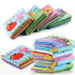 Chocalhos para Bebé, Livro de Pano de Animais Macios, Brinquedo de Carrinho para Recém-nascido, Brinquedo Suspenso para Aprendizagem Precoce, Formas de Fruta, Legume, Veículo