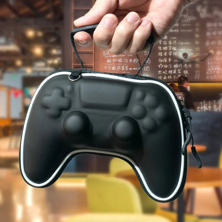 Bolsa de Armazenamento para Comando de Jogo com Estojo Rígido Portátil para PS5, Bolsa de Armazenamento (Preto)