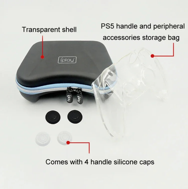 Bolsa de Armazenamento Protetora para Comando iPlay HBP-283 para PS5