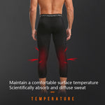 Calças Crash de Mel de Lycra de Alta Elasticidade para Homem Calças de Treino de Basquetebol Sete Décimos, S, M, L, XL, XXL, XXXL