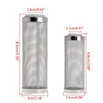 Tampa Protetora de Entrada de Água em Aço Inoxidável para Aquário, Filtro de Entrada de Água com Sucção, Especificação: Branco 12mm, Branco 12mm, Branco 16mm, Preto 12mm, Preto 16mm