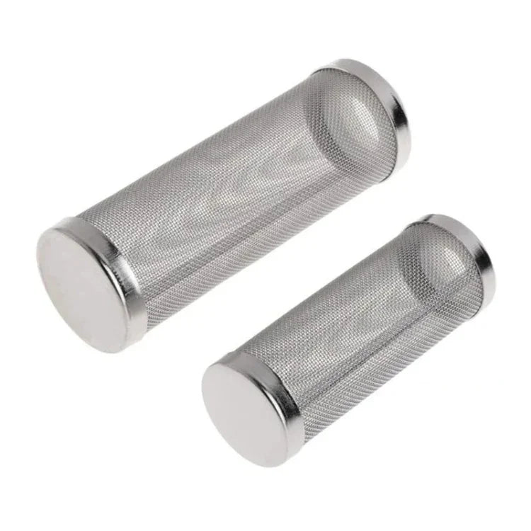 Tampa Protetora de Entrada de Água em Aço Inoxidável para Aquário, Filtro de Entrada de Água com Sucção, Especificação: Branco 12mm, Branco 12mm, Branco 16mm, Preto 12mm, Preto 16mm