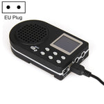 Reprodutor eletrónico de chamadas para pássaros para exterior MP3 com comando remoto sem fios, ficha US, ficha EU
