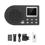 Reprodutor eletrónico de chamadas para pássaros para exterior MP3 com comando remoto sem fios, ficha US, ficha EU
