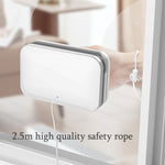 Rodo Magnético para Vidro, Limpador de Janelas Magnético Duplo, Para Vidro Isolante de Alta Qualidade, Especificações: Retângulo 3-10mm, Retângulo 8-15mm, Retângulo 18-30mm, Retângulo 20-35mm, Retângulo 24-40mm