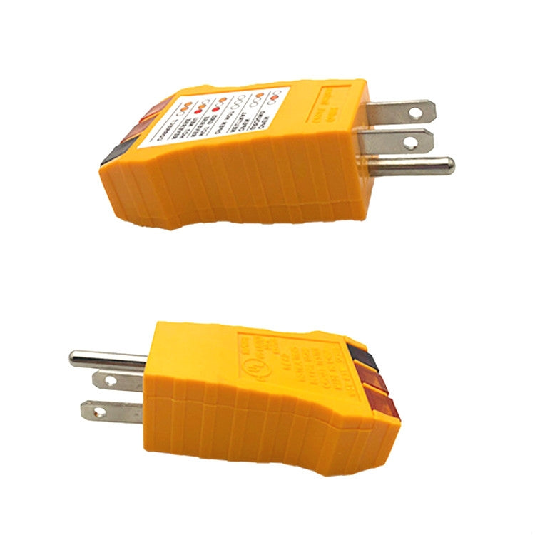 Testador de fase para tomada com ficha US SK300 Testador de tomada de energia de três fios