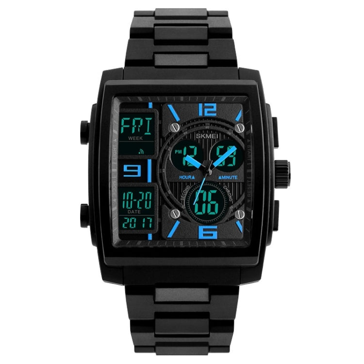 SKMEI 1274 Relógio Electrónico Masculino de Moda Multifuncional para Desporto ao Ar Livre, Vermelho, Azul, Preto, Dourado