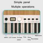 Teclado Piano Eletrónico Portátil Dobrável Wersi de 88 Teclas para Iniciantes Praticar Piano, Ficha CN, USB Branco, USB Preto