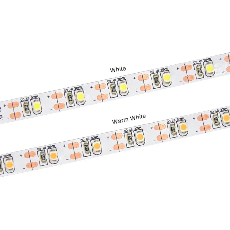 Luz de Tira LED Epóxi SMD 2835 Alimentada por USB Lâmpada Decorativa de Mesa de Natal para Iluminação de Fundo de TV, 1m, 5m