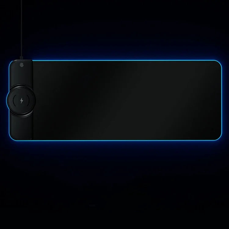 Tapete de rato com carregamento sem fios RGB01 10W, tapete de rato luminoso RGB, tamanho: 800 x 300 x 4 mm