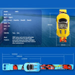 SKMEI 1241 Relógio Digital Infantil de Moda com Desenho Animado de Carro, Amarelo, Vermelho, Azul, Preto, Azul Claro
