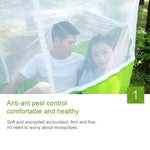 1-2 Person Outdoor Mosquito Net Parachute Hammock Camping Hanging Sleeping Bed Swing Portable  Double  Chair, 260 x 140cm, 260x140cm Blue Grey, 260x140cm Pink, 260x140cm Pink Blue, 260x140cm Green, 260x140cm Yelliw Green, 260x140cm Dark Blue