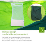 1-2 Person Outdoor Mosquito Net Parachute Hammock Camping Hanging Sleeping Bed Swing Portable  Double  Chair, 260 x 140cm, 260x140cm Blue Grey, 260x140cm Pink, 260x140cm Pink Blue, 260x140cm Green, 260x140cm Yelliw Green, 260x140cm Dark Blue