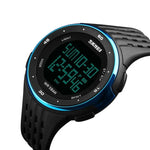 Relógio Eletrónico Multifuncional Masculino SKMEI 1219 Relógio Desportivo para Exterior, Verde, Azul, Preto, Ouro Rosa, Prateado