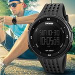 Relógio Eletrónico Multifuncional Masculino SKMEI 1219 Relógio Desportivo para Exterior, Verde, Azul, Preto, Ouro Rosa, Prateado