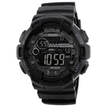 Relógio Desportivo Masculino SKMEI 1243 Relógio Digital à Prova de Água para Exterior, Vermelho, Preto, Dourado